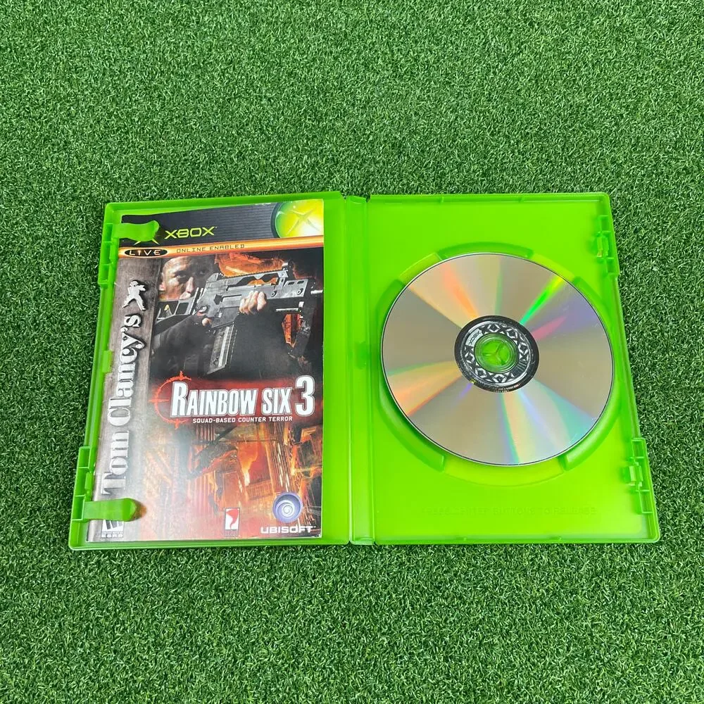 Tom Clancy's Rainbow Six 3 (Microsoft Xbox, 2003) CIB Complete